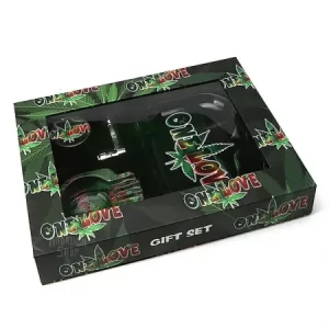 Gift Set - Bob Marley (Pipe, Triturador, Bandeja e Cinzeiro)