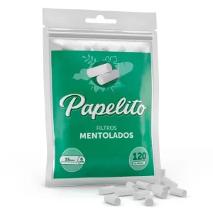 Filtro Papelito Tradicional Menta Bag com 120 Filtros