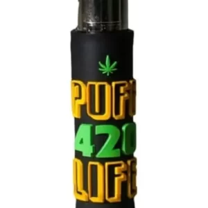 Isqueiro New Puff  Emborrachado - Puff 420 Life