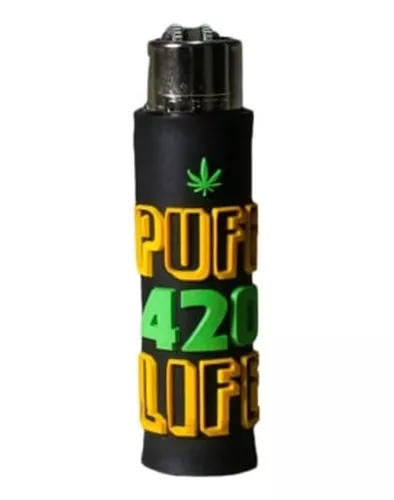 Isqueiro New Puff  Emborrachado - Puff 420 Life