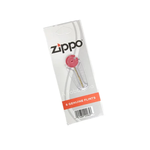 Zippo - Pedra Para Isqueiro Cartela com 6 Pedras