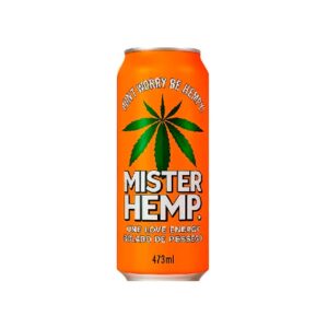 Energetico Mister Hemp Bolado de Pessego Lata 473ml